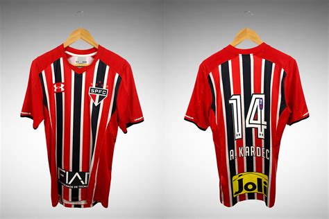 São Paulo 2016 Segunda Camisa Tam M N 14 A Kardec Brechó do Futebol