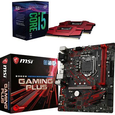 Kit d évo Intel Core i5 8400 2 8 GHz MSI B360M GAMING PLUS 16 Go