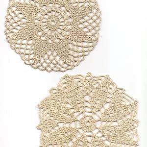 Crochet Lace Doily Small Crocheted Doilies Housewarming Gift Etsy