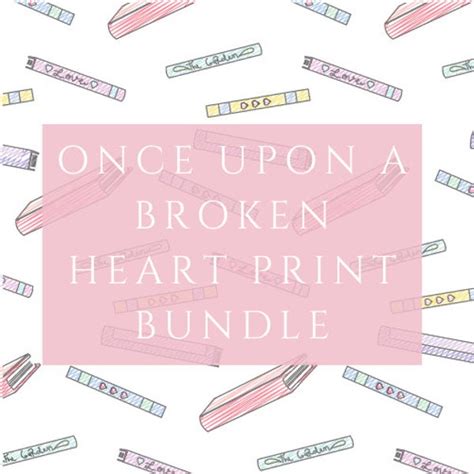 Once Upon A Broken Heart Print Etsy Canada