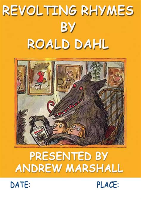 Revolting Rhymes Poster Pdf