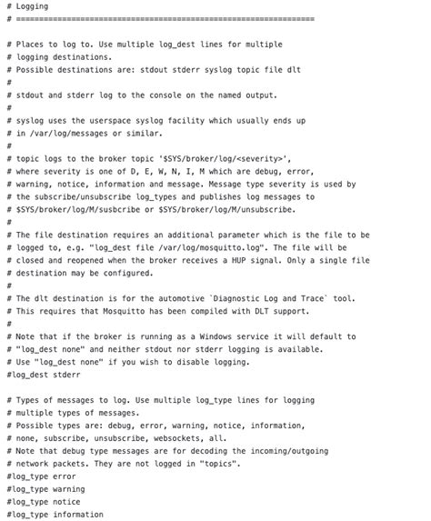 How To Enable Logging In Mosquitto Mqtt Broker Tutorial Cedalo