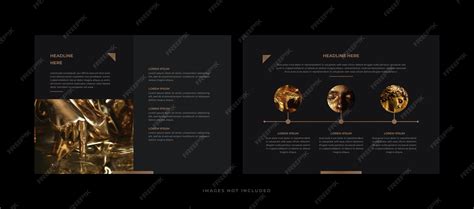 premium vector luxury dark print layout
