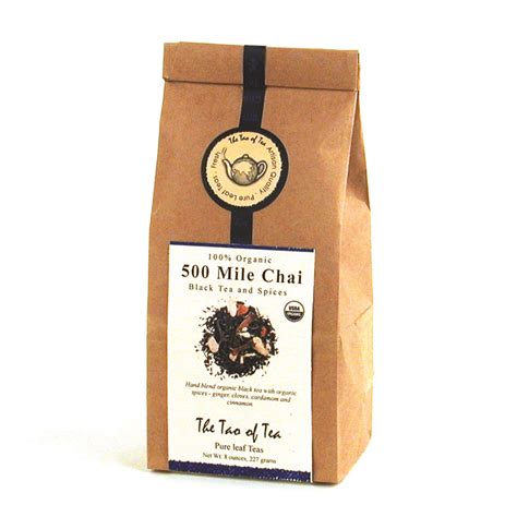 500 Mile Chai 8 Oz The Tao Of Tea