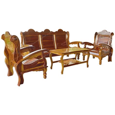 โซฟา ชุดรับแขก ไม้ประดู่ 4 ชิ้น RTE furniture รุ่น SF-04PD ...