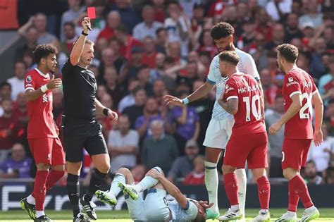 Var Call On Alexis Mac Allister Red Card Explained As Jürgen Klopp Screams At Liverpool Star