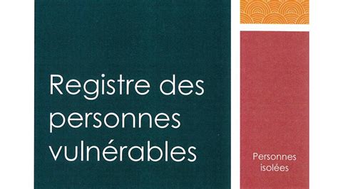 Inscription Sur Le Registre Des Personnes Vuln Rables Andolsheim Fr