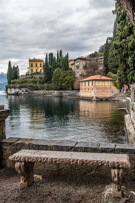 Varenna seen from the garden of Villa Monastero - Lake Como, Italy ...