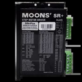 Moons Fast Dispatch Hybrid Stepp Motor Drive Sr Plus High Torque