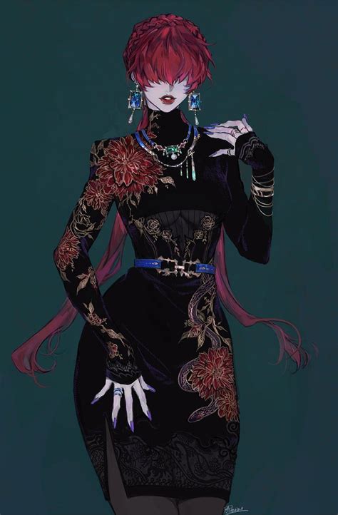 적안 赤眼 on Twitter in 2021 Character art Fantasy character