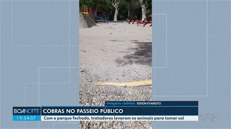 Passeio Público de Curitiba fechado por causa do coronavírus