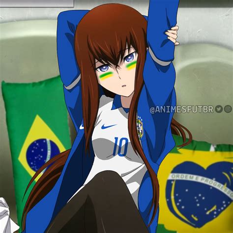 Animes Futebol Sticos Sugest Es Fechadas On Twitter Makise Kurisu