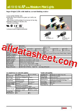 AP1M122 Datasheet PDF IDEC Corporation