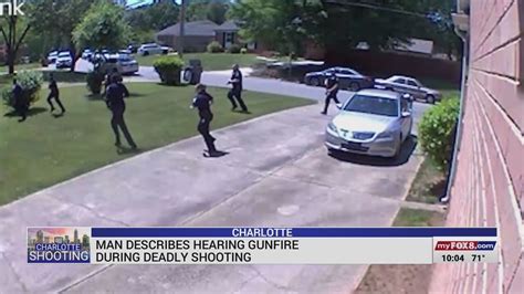 Man Describes Hearing Gunfire During Deadly Charlotte Shooting Youtube