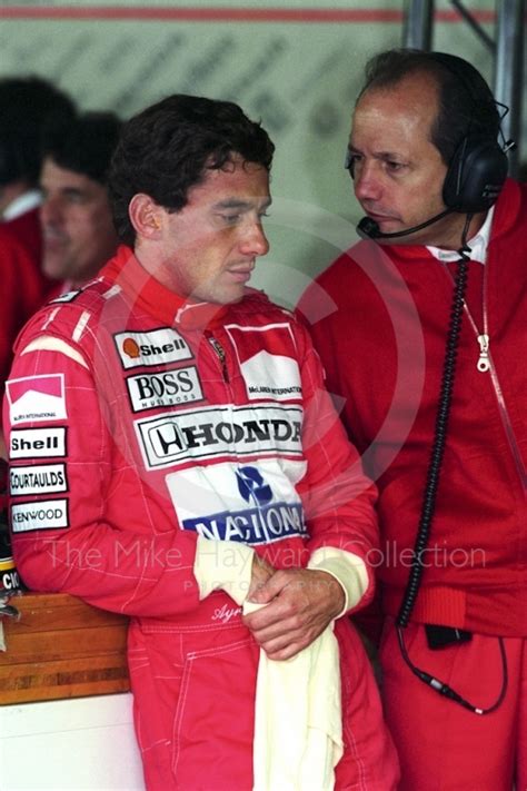 Ayrton Senna And Ron Dennis The Mike Hayward Collection