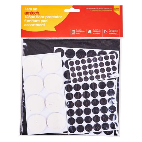 125pc floor protector furniture pads - Amtech