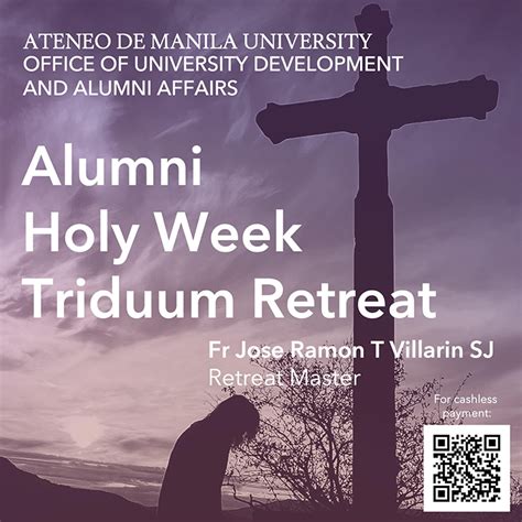 Alumni Holy Week Triduum Retreat 2023 Events Ateneo De Manila