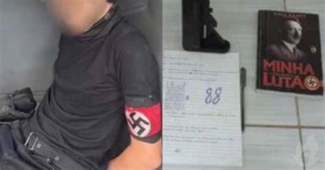 Jovem Preso Por Atentado Em Escola Colecionava Itens Nazistas E Tinha