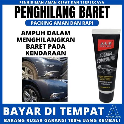 Jual ALF RUBBING COMPOUND ORIGINAL PENGHILANG BARET PADA MOBIL DAN