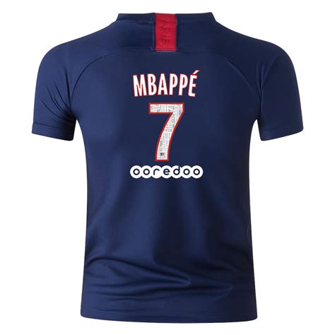 Nike Kylian Mbappe Paris Saint Germain Youth Home Jersey 1920 Ys