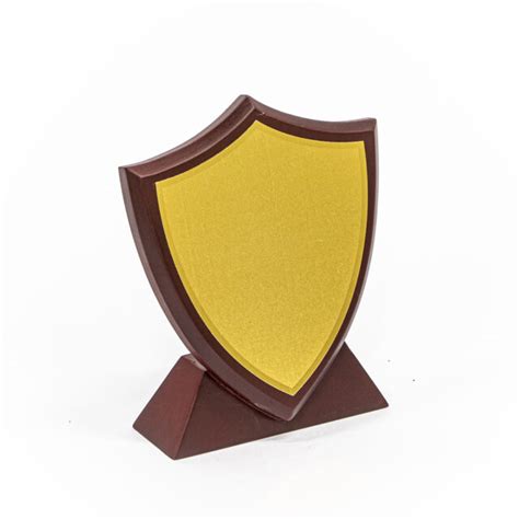 Small Wooden Shield Trophy Terrific Trophies