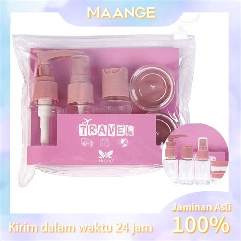 Jual Maange In Travel Botol Set Mini Kosmetik Lengkap Travel Pack