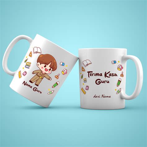 Jual Mug Tema Guru Souvenir Untuk Guru Mug Custom Teacher Mug