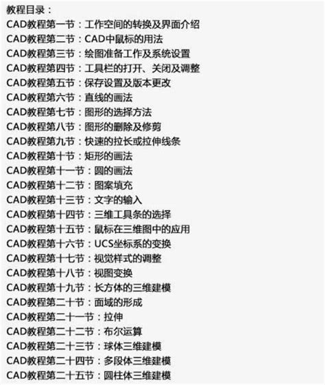 Cad粉丝免费领取：cad制图快捷键零基础学cad制图初学入门视频一套