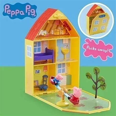 Peppa Pig Casa Con Valija Figura Y Accesorios Educando