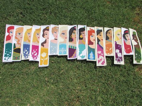 Disney Princess Cross Stitch Bookmark Collection By Daydreamqueenmisha On Deviantart