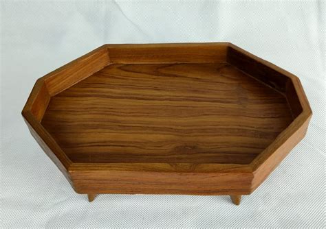 Japanese Style Wooden Tray Teak Tray Serving Tray Fruit Tray Pastry Tray Storage Tray