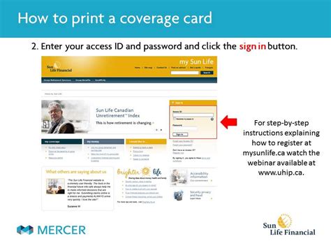 Sun Life Webcast How To Print Your Uhip Card Youtube