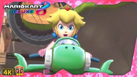 Mario Kart Deluxe Dlc Rock Cup Cc Star Rank Peach Gameplay