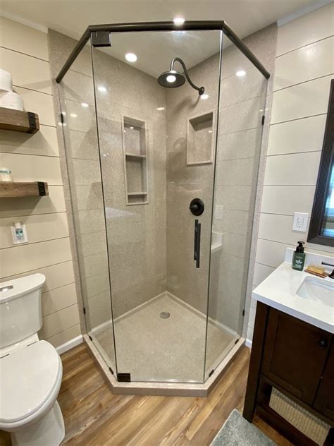 Neo Angle Shower Design Tips The Shower Door Place Custom Frameless