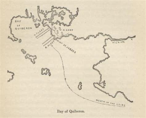 Map: Bay of Quiberon by T.A. Dodge | Dickinson College Commentaries