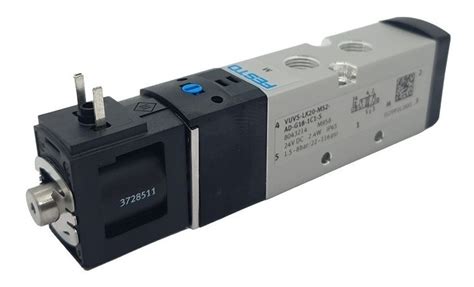 Válvula Solenoide 5 2 Vias Vuvs Lk20 M52 Ad G18 1c1 S Festo