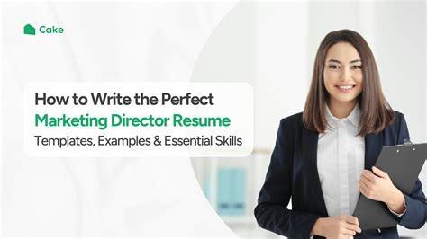 How To Write A Perfect Marketing Director Resume Templates Examples