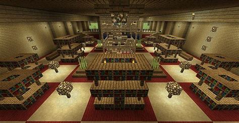 Underground Library Minecraft Map