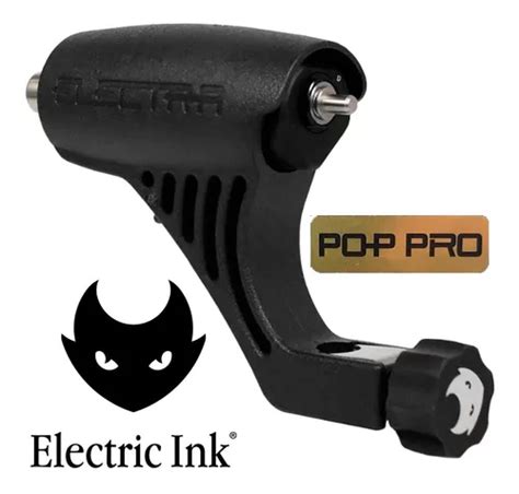 M Quina Rotativa Electra Pop Pro Electric Ink Preta Frete Gr Tis