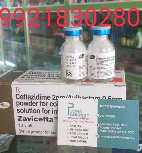 Zavicrfta Ceftazidime Avibactam Powder For Concentrate For Solution For