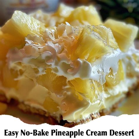 No Bake Pineapple Dream Dessert Phitip Recipes