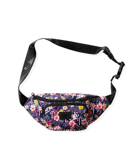 Victoria S Secret Pink Oversized Belt Bag Fanny Pack Purse Tropical