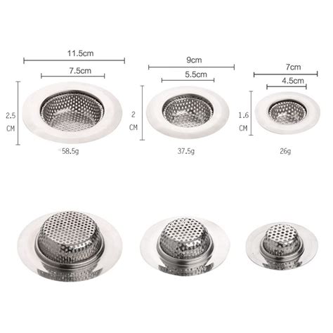 Rvs Spoelbak Zeef Filter Water Stopper Afvoerputje Grandado