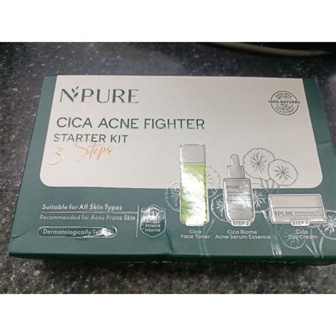 Jual Npure Cica Acne Fighter Starter Kit Shopee Indonesia