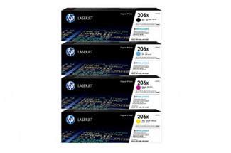 HP #206X Colour LaserJet Pro M255 M282 M283 Toner Cartridge (Genuine) - Toner Bee Australia's ...