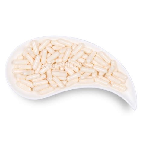 Size 1 White Empty Vegetarian Capsules Capsulcn