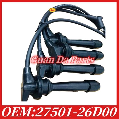 Juego De Cables De Buj A 27501 26D00 Para Hyundai Kia 2750126D00 Png