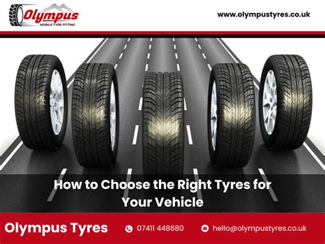 How To Choose The Right Tyres For Your Vehicle Olympus Mobile Tyre Fitting