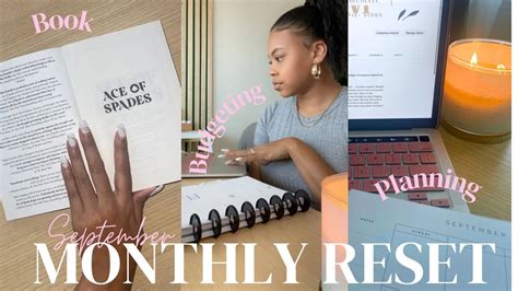 MONTHLY RESET September Goals Budget Intentions And Reflections