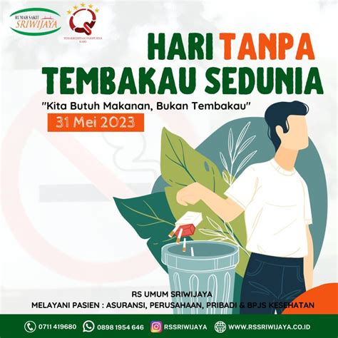 Hari Tanpa Tembakau Sedunia RUMAH SAKIT UMUM SRIWIJAYA